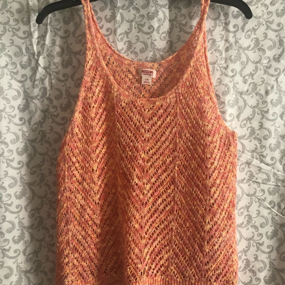 Mossimo sweater tank top. Crocheted